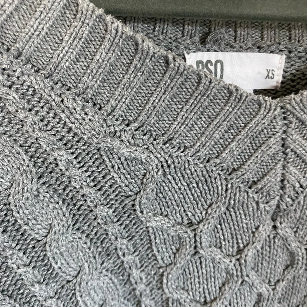 grey knit sweater - Picture 3 of 3